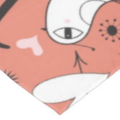 Liebe-Vogel-Muster Tischdecke (Schrägansicht)