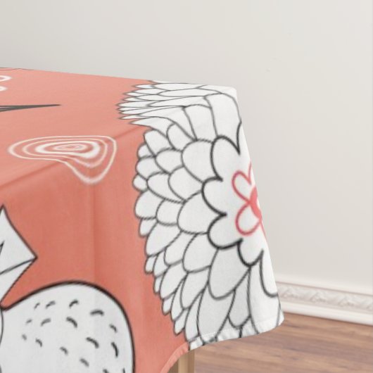 Liebe-Vogel-Muster Tischdecke (Beispiel)