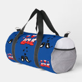 Liebe Vögel-Personalisierte Namen Duffle Bag (Rechte Ecke)