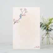 Liebe-Vögel stationär Briefpapier (Stehend Vorderseite)