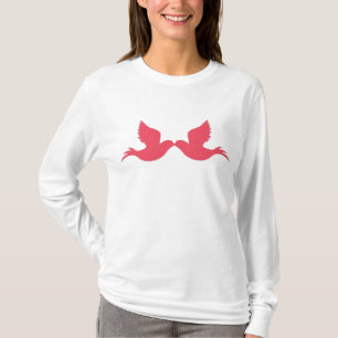 Liebe Vögel & Süße Dinge Herz Exklusive Designs T-Shirt