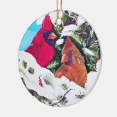 Liebe-Vogel-Verzierung Keramik Ornament (Links)