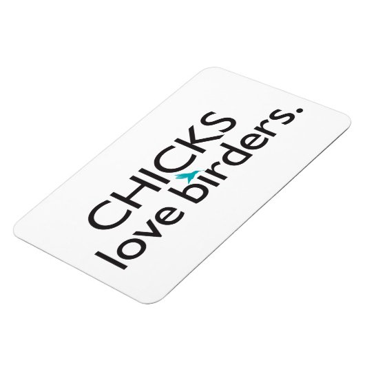 Liebe Vogelbeobachter Magnet (Linke Seite)