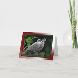 Liebe-Vogelkarte Feiertagskarte