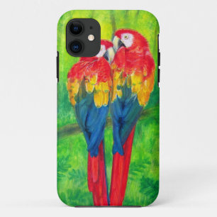 Liebe-VögelMacaw plappert iPhone 5 Fall nach Case-Mate iPhone Hülle