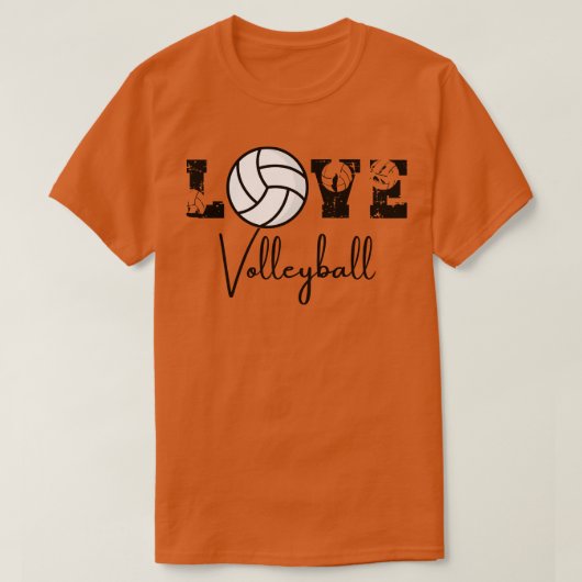 Liebe Volleyball 11 T-Shirt (Design vorne)