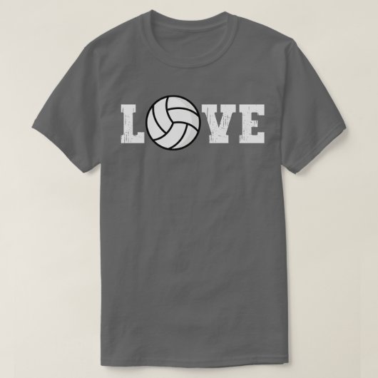 Liebe Volleyball 18 T-Shirt (Design vorne)