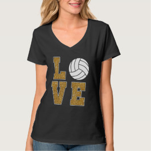 Liebe Volleyball Ball Sports Game Team Coach Train T-Shirt