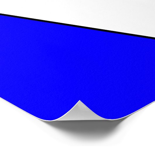 LIEBE Volleyball Custom Color Square Poster (Ecke)