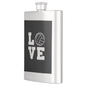 Liebe-Volleyball Flachmann (Links)