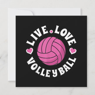 Liebe-Volleyball für Damen-Girls Volleyball-Fan