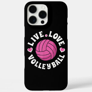 Liebe-Volleyball für Damen-Girls Volleyball-Fan iPhone 16 Pro Max Hülle