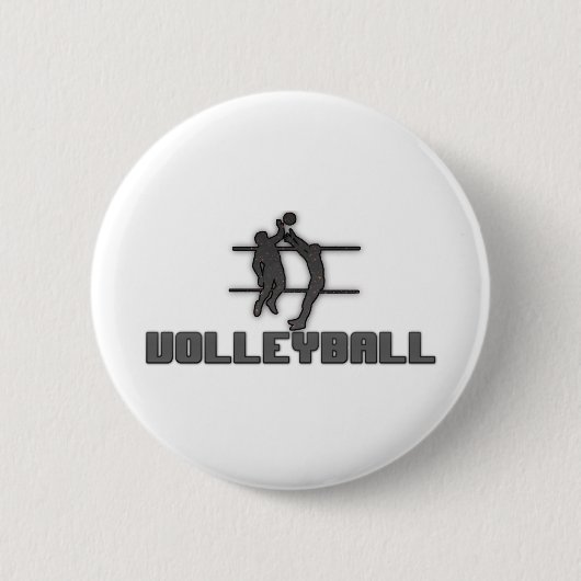 Liebe Volleyball für Volleyball-Fans Button (Vorderseite)