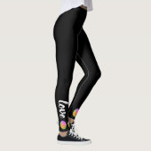 Liebe Volleyball Leggings (Rechts)