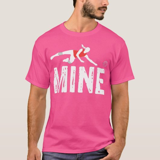 Liebe Volleyball Mine T Shirt - Funny Volleyball S (Vorderseite)