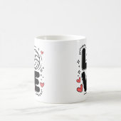 Liebe Volleyball Niedlich Volleyball Spielermädche Kaffeetasse (Mittel)