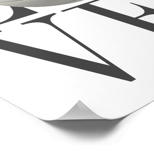 LIEBE Volleyball Poster (Ecke)