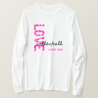 Liebe Volleyball Street Style T-Shirt