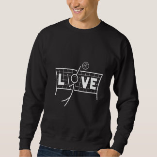 Liebe Volleyball Sweatshirt