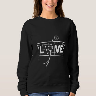Liebe Volleyball Sweatshirt