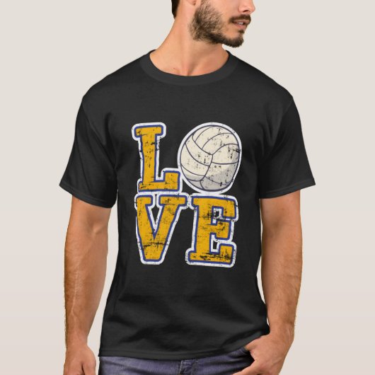 Liebe Volleyball T-Shirt (Vorderseite)