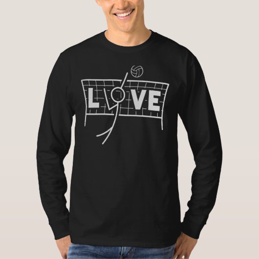 Liebe Volleyball T-Shirt (Vorderseite)