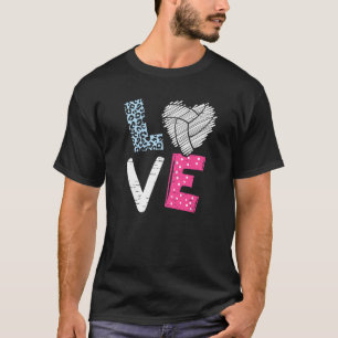 Liebe Volleyball Trainer Teen Mädchen Frauen Kinde T-Shirt
