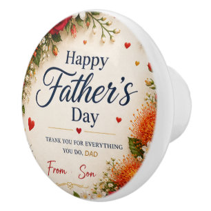 LIEBE VOM SOHN FÜR DEN VATER KERAMIKKNAUF
