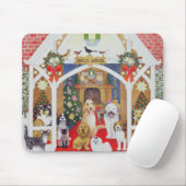 Liebe vom Stechpalmen-Häuschen Mousepad (Mit Mouse)
