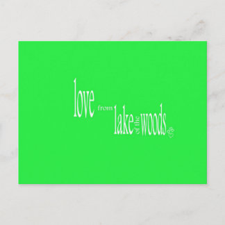 Liebe Vom Waldrand Postkarte