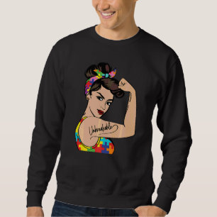 Liebe von Autistic Mother Support Hope & Inspirier Sweatshirt