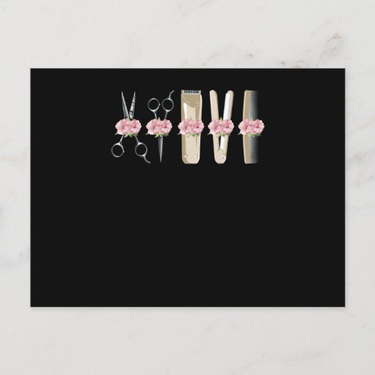 Liebe von Barbertools Postkarte (Vorderseite)