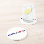 Liebe von Barcelona Getränkeuntersetzer (Seite)