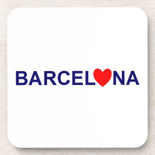 Liebe von Barcelona Untersetzer (Vorderseite)