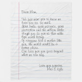 Liebe von benutzerdefinierten handgeschriebenen Le Fleecedecke (Vorderseite)