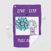 Liebe von Blume Golfhandtuch (Insitu)