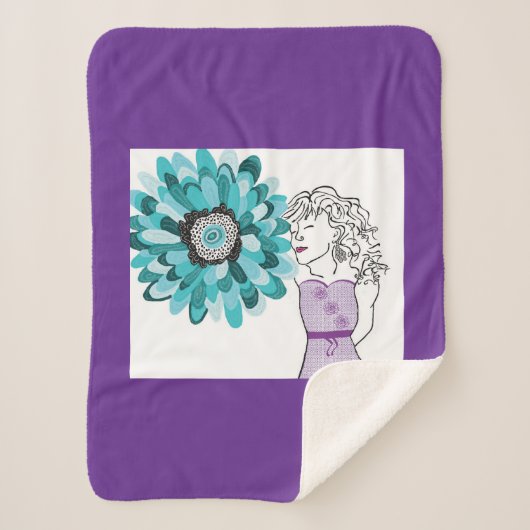 Liebe von Blume Sherpadecke (Vorderseite)