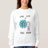 Liebe von Blume Sweatshirt (Vorderseite)