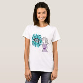 Liebe von Blume T-Shirt (Vorne ganz)