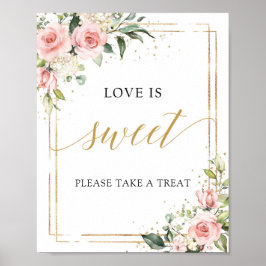 Liebe von Boho blush Poster