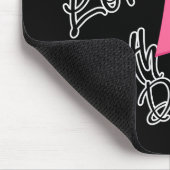 Liebe von Brustkrebs Hoffnung Entschlossenheit Mousepad (Ecke)