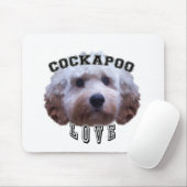 Liebe von Cockapoo Hunden Mousepad (Mit Mouse)