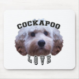 Liebe von Cockapoo Hunden Mousepad