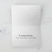 Liebe von Cornflower auf Holz Karte (Innenseite)