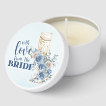 Liebe von der Braut Etwas Blaues Brautparty