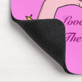 Liebe von der Girlies-Mousepad Mousepad (Ecke)