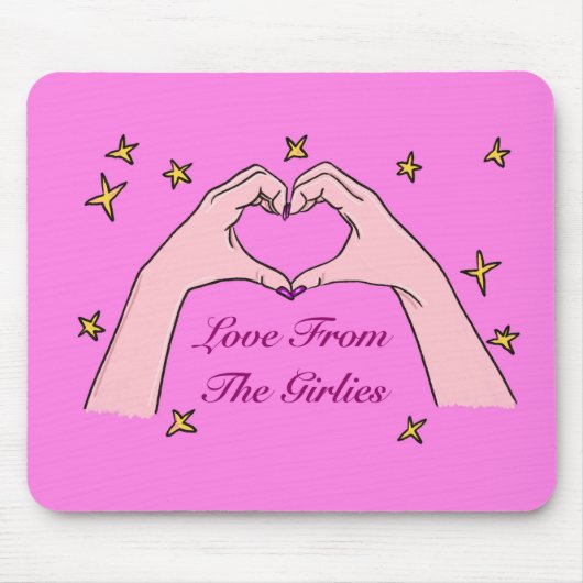 Liebe von der Girlies-Mousepad Mousepad (Vorne)