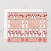 Liebe von Ermine Postcard Postkarte (Vorne/Hinten)