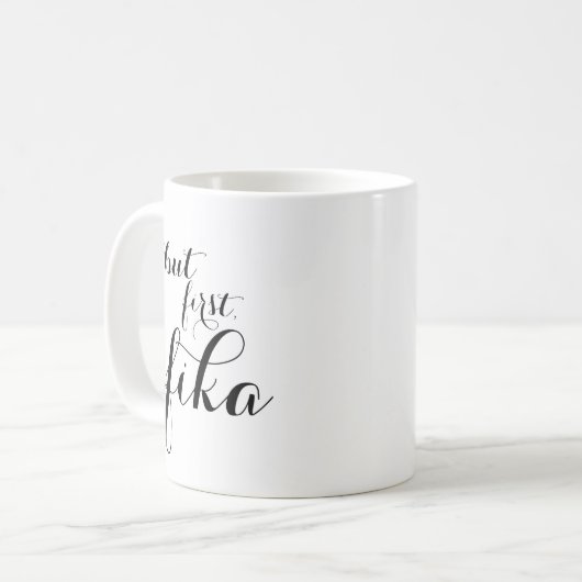 Liebe von fika kaffeetasse (Vorderseite Links)