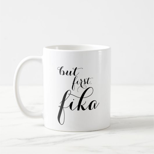 Liebe von fika kaffeetasse (Links)